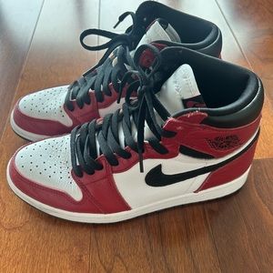 Nike Jordan 1 High Chicago Custom Originally Light Fusion Red Size Men’s 7.5